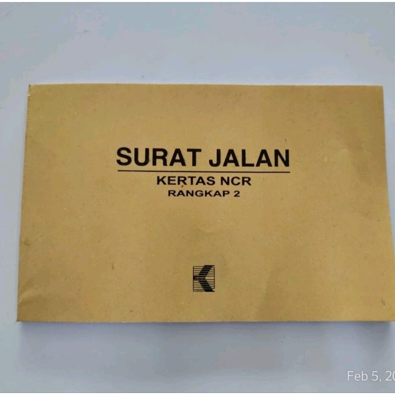 

Surat Jalan Kecil 1/4 Folio 3 Ply NCR