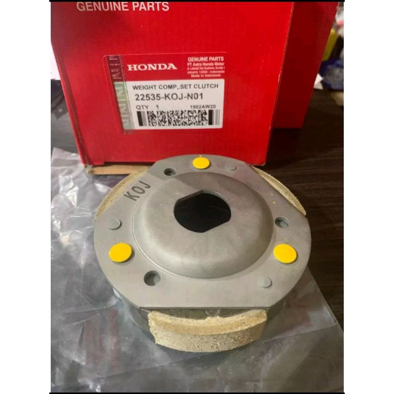 kampas ganda kopling assy genio / beat led 2020 / scoopy led 2020