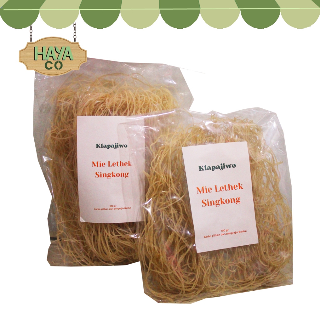 

Mie Lethek Singkong Klapajiwo - Mie Gluten Free 100gram