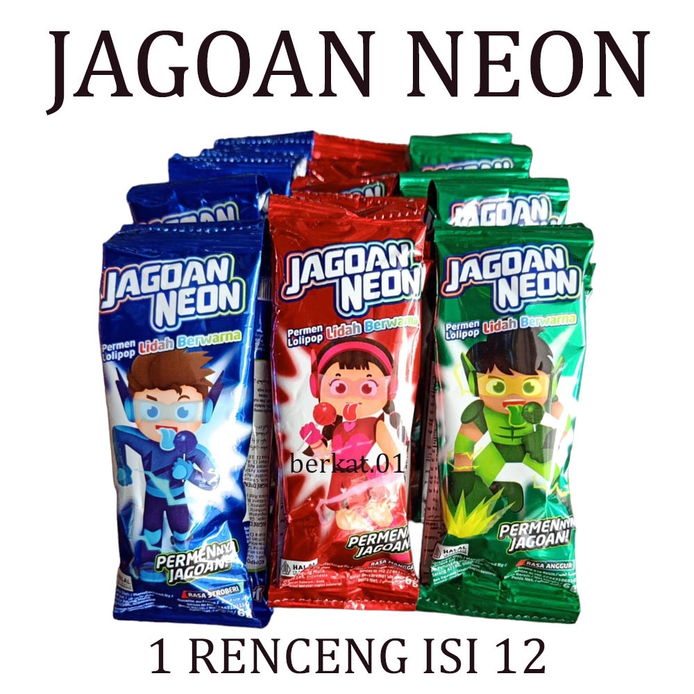 

Permen jargona neon /permen rasa