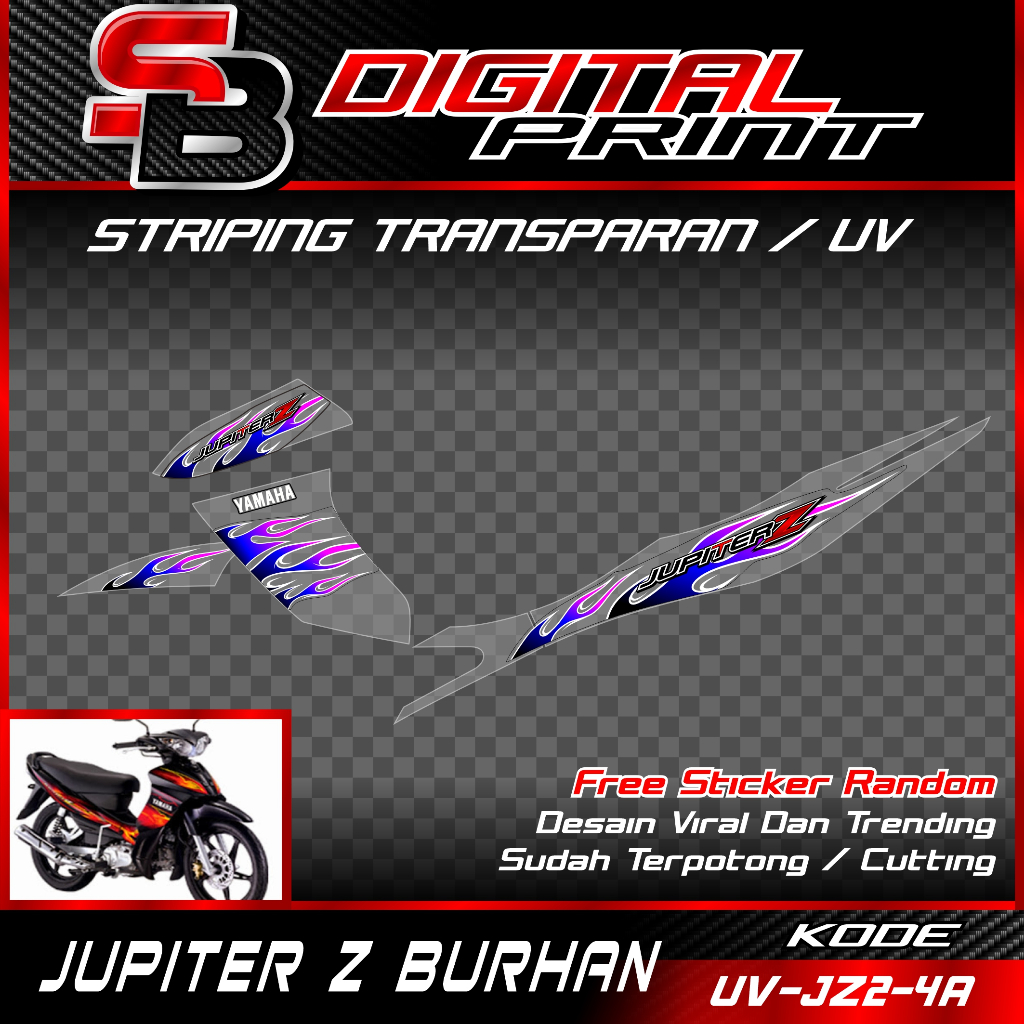 striping api jupiter z rc 110i - striping transparan jupiter z burhan rc 110i motif api