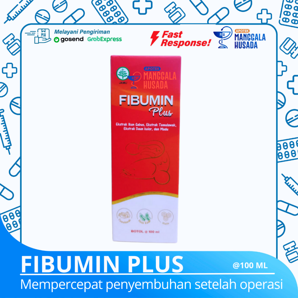 FIBUMIN PLUS SIRUP EKSTRAK IKAN GABUS PER BOTOL @100 ML