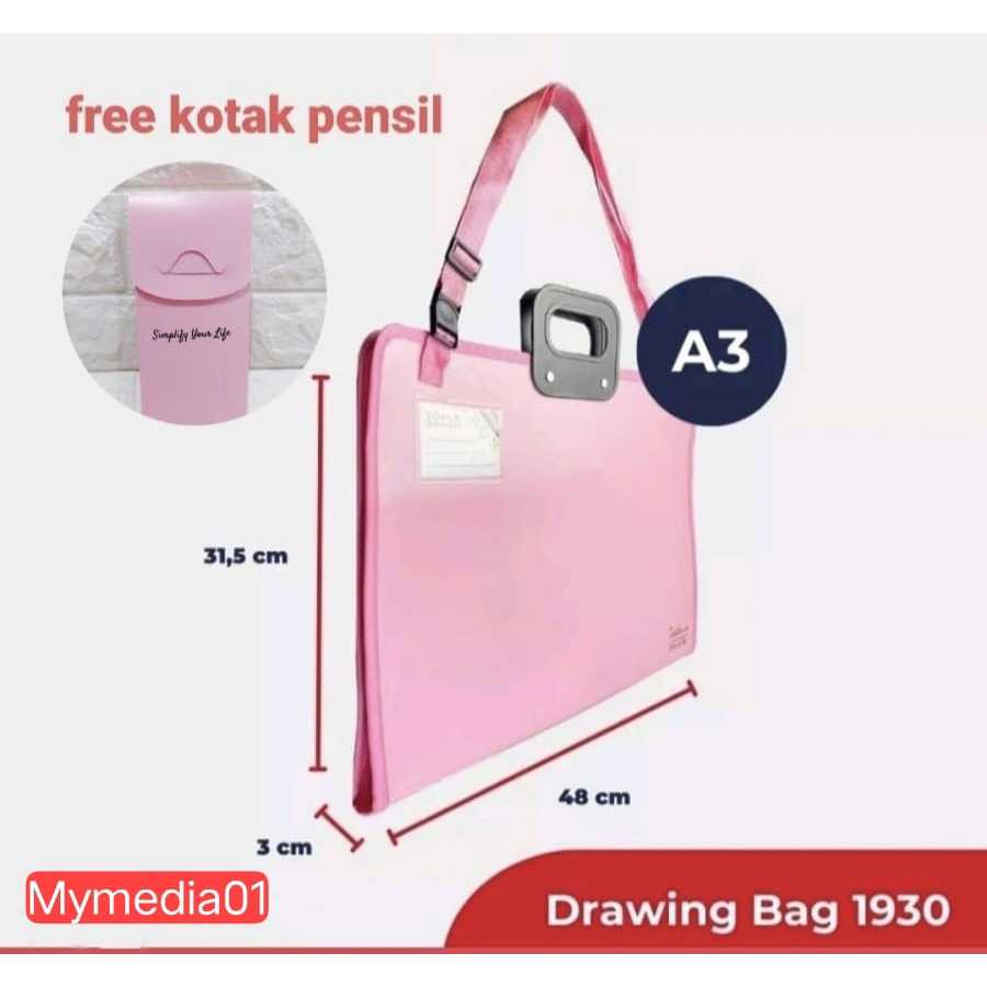 

YUH DRAWING BAG A3 TAS BUKU GAMBAR A3TOPLA 1930 (6 VARIANT WARNA) TERLARIS
