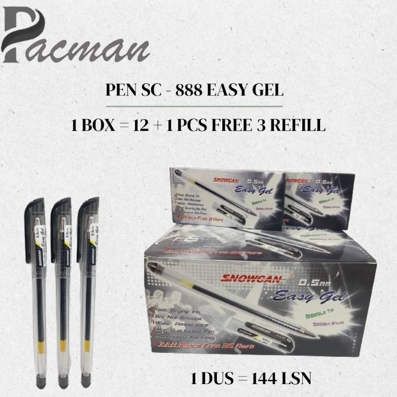 

[12 pcs] PENGELL EASY GELL PACMAN SC-888 X knko easy gell