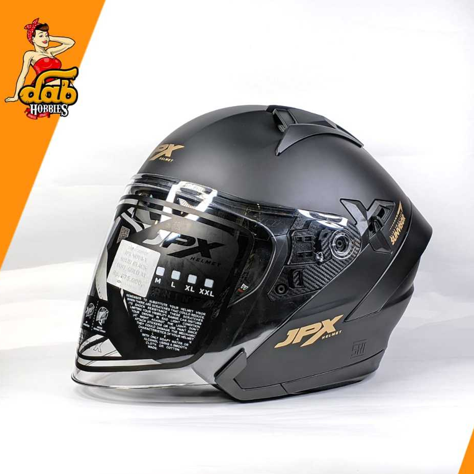 Helm JPX Nova-X Solid Black Doff