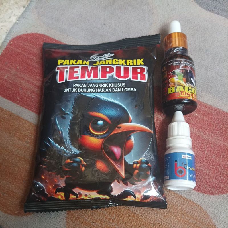 PAKET VITAMIN BACOT FIGHTER IB MULTIVIT PAKAN JANGKRIK TEMPUR