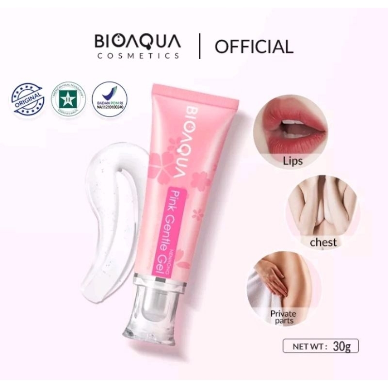 Bioaqua Nenhong Pink Gentle Gel Original BPOM 30gr