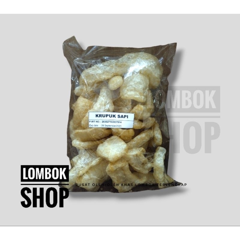 

Kerupuk Krupuk Kulit Sapi Goreng Khas Lombok