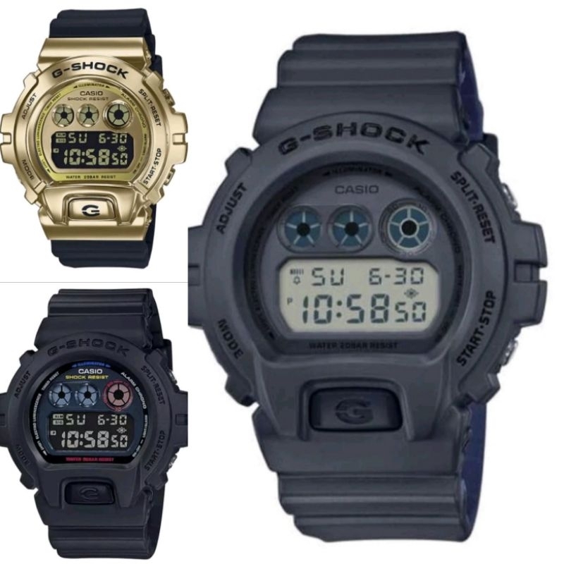 Casio G-Shock DW-6900BMC-1DR/8DR/9DR Jam tangan Pria digital Rubber Original