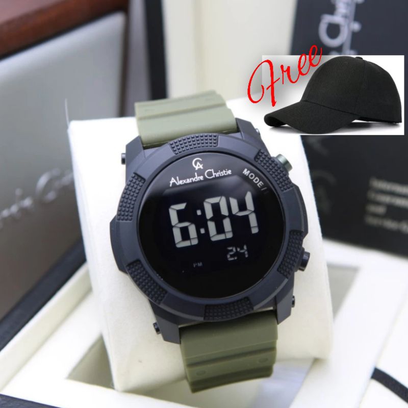 Jam tangan Alexandre Christie 9367 / AC digital/ Alexandre Christie