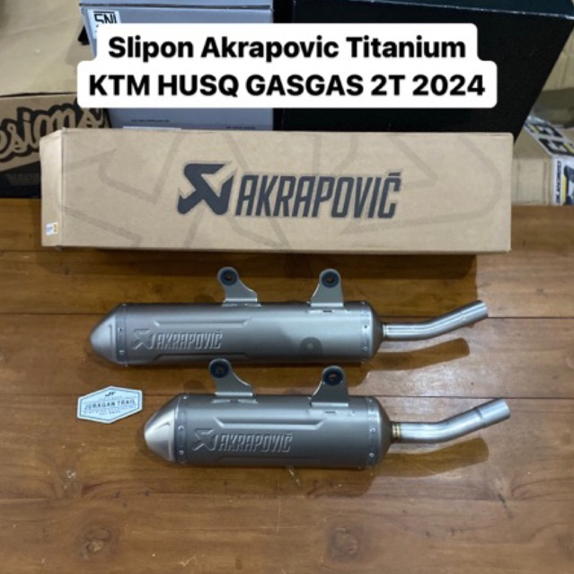 SLIP ON AKRAPOVIC 2024 KTM HUSQVARNA GASGAS ORIGINAL