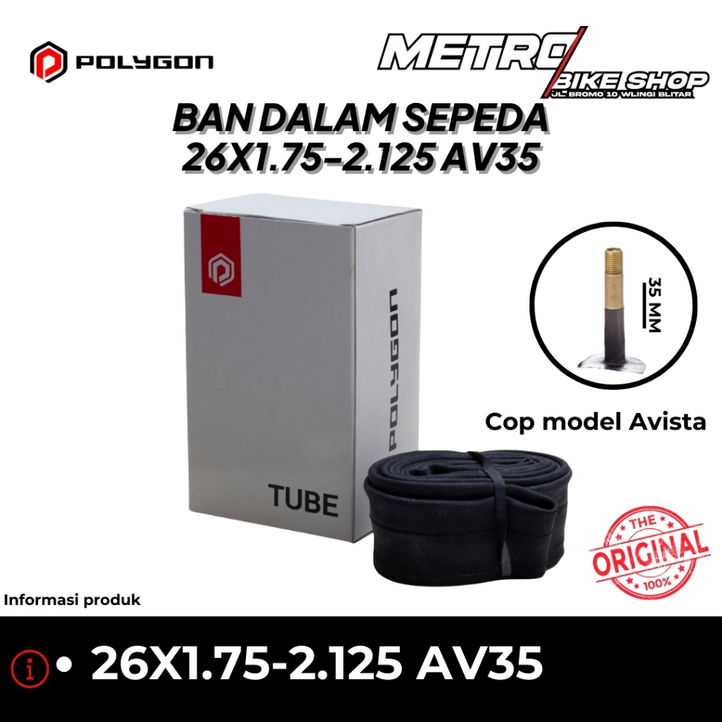 Ban dalam sepeda 26X1.75-2.125 AV35 Ban dalam sepeda MTB Federal ban dalam sepeda 26 ban dalam seped