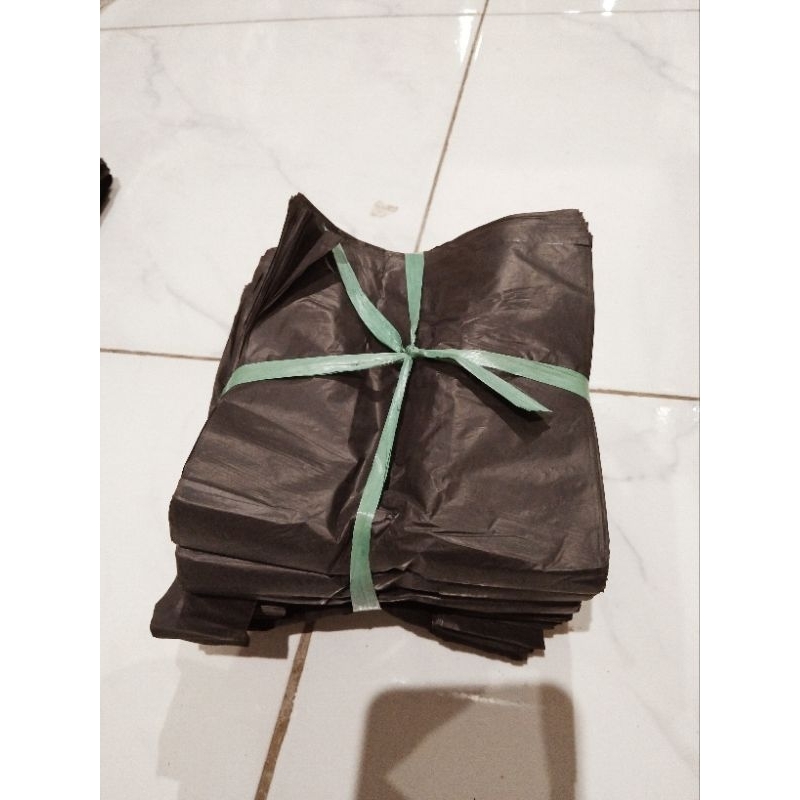 kresek hitam kecil/kresek los hitam uk 15