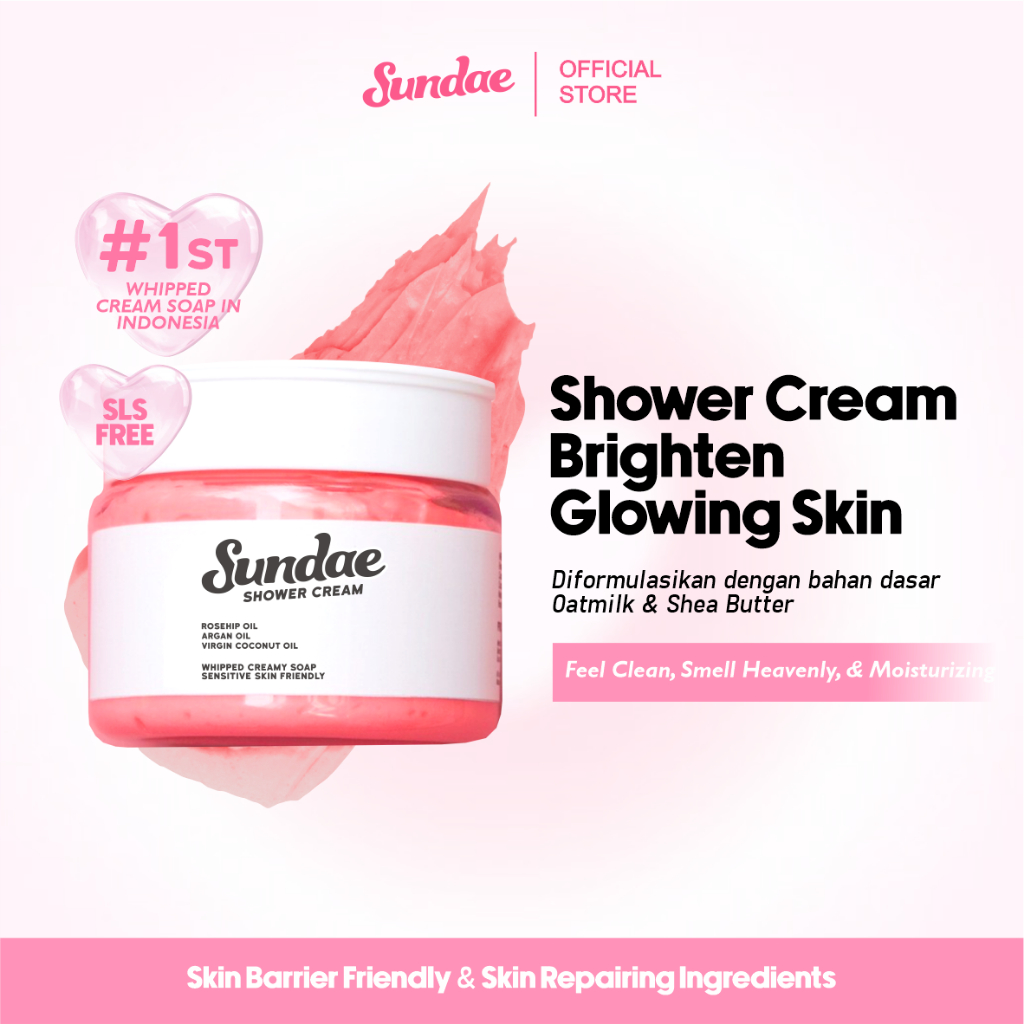 Sundae Shower Cream - Radiance - Sabun Mandi 110gr
