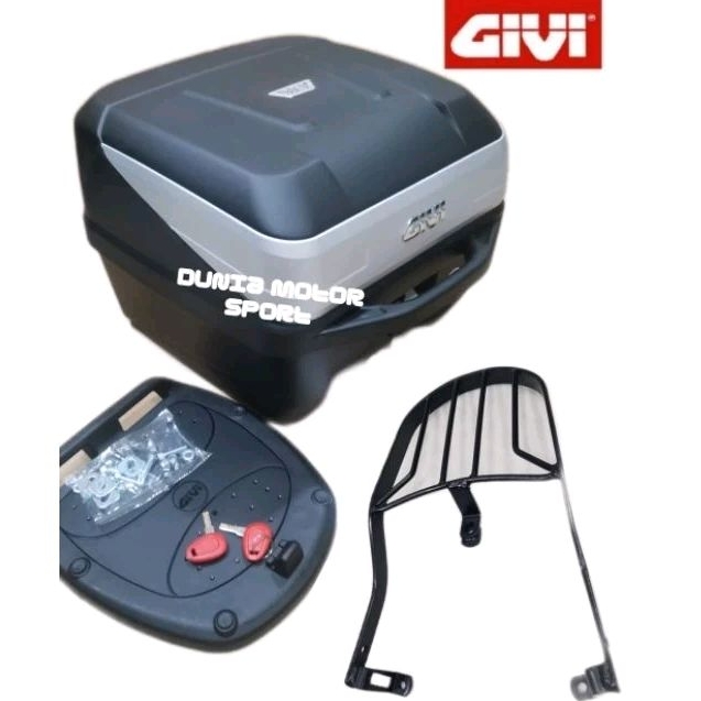 BOX GIVI B 32 PLUS BREKET VARIO BEAT SCOPY GENIO SPACY MIO M3 GEAR SOUL GT XEON FINO X RIDE VIXION B
