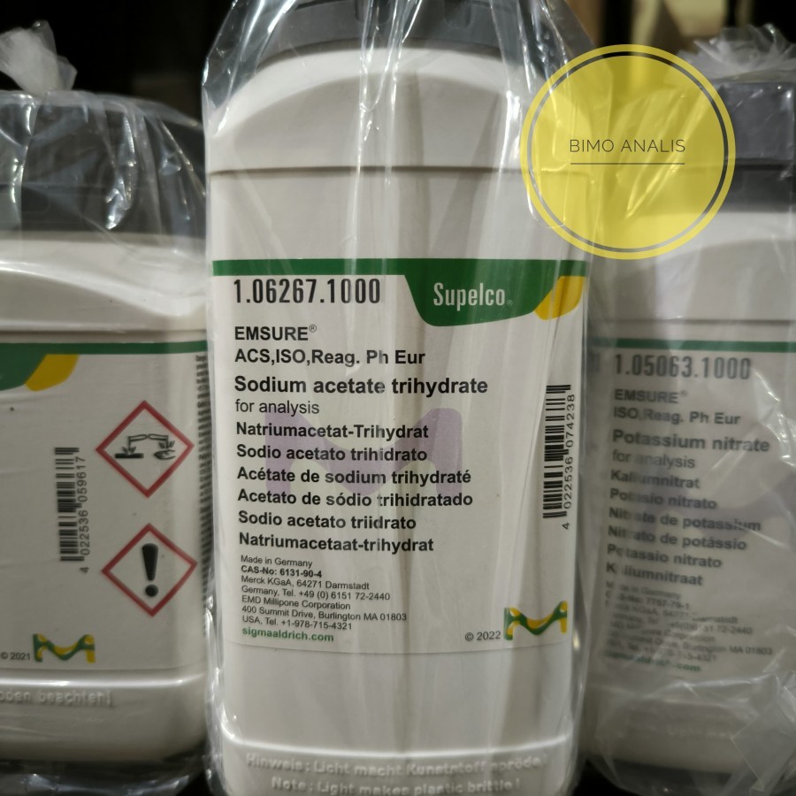 Sodium Acetate Trihydrate MERCK 106267 1KG | Natrium Asetat Trihydrat