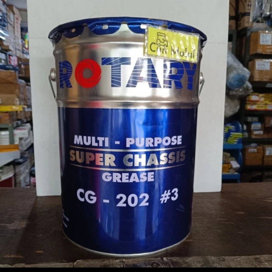 Gemuk grease Rotary Multi Purpose Super Chassis PAIL CG202 isi 16 KG Silver Chassis Grease NLGI CG10