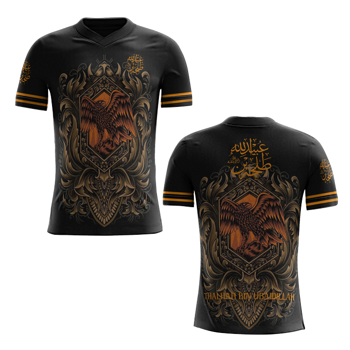 Baju Kaos Jersey Thalhah Bin Ubaidillah 3D Fullprint Terbaru Art 1