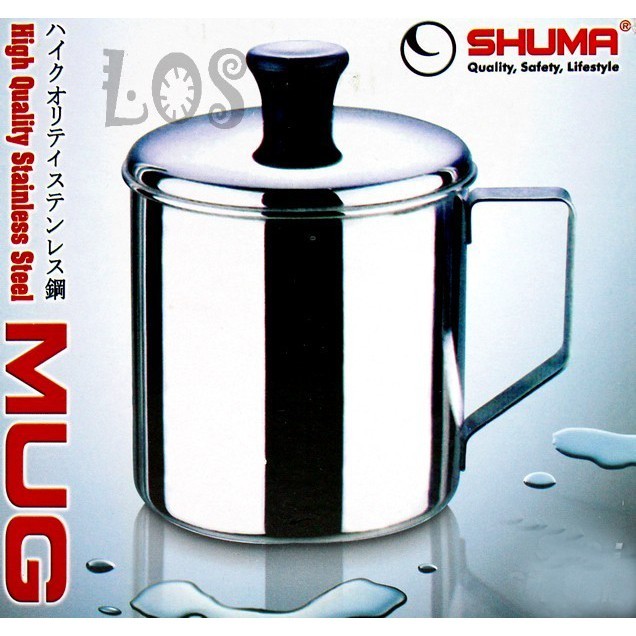 Mug stainless SHUMA / cangkir gelas dengan tutup