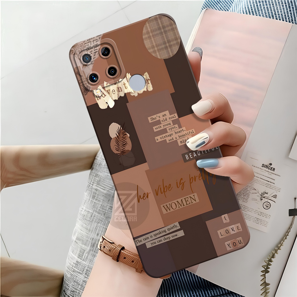Case Hp Realme C15 - Fashion Case Aesthetic - Softcase Realme C15 Terbaru - Casing Realme C15 - Kesi
