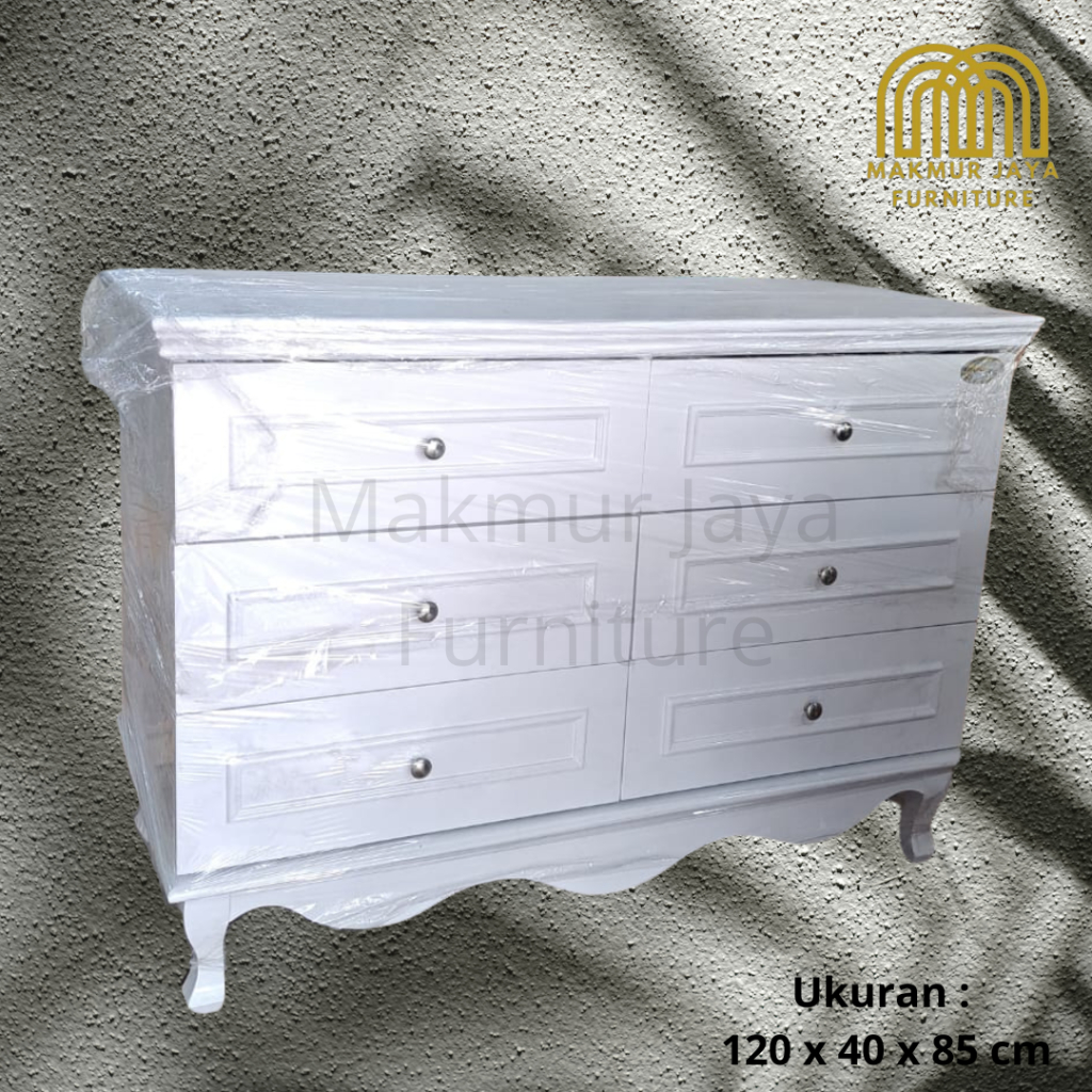 Buffet TV / Buffet Konsul Classic Putih