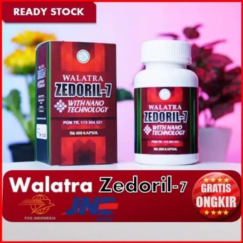 ZEDORIL 7 WALATRA - ORIGINAL KAPSUL ZEDORIL 7 HERBAL BPOM