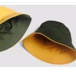 Murah Topi bukcet wanita hijau kuning