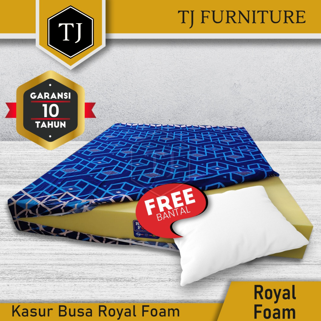 Royal Foam Kasur Busa Tebal D16 / Foam Mattress Garansi 10 Tahun - Hanya Kasur / Matras Only Ukuran 