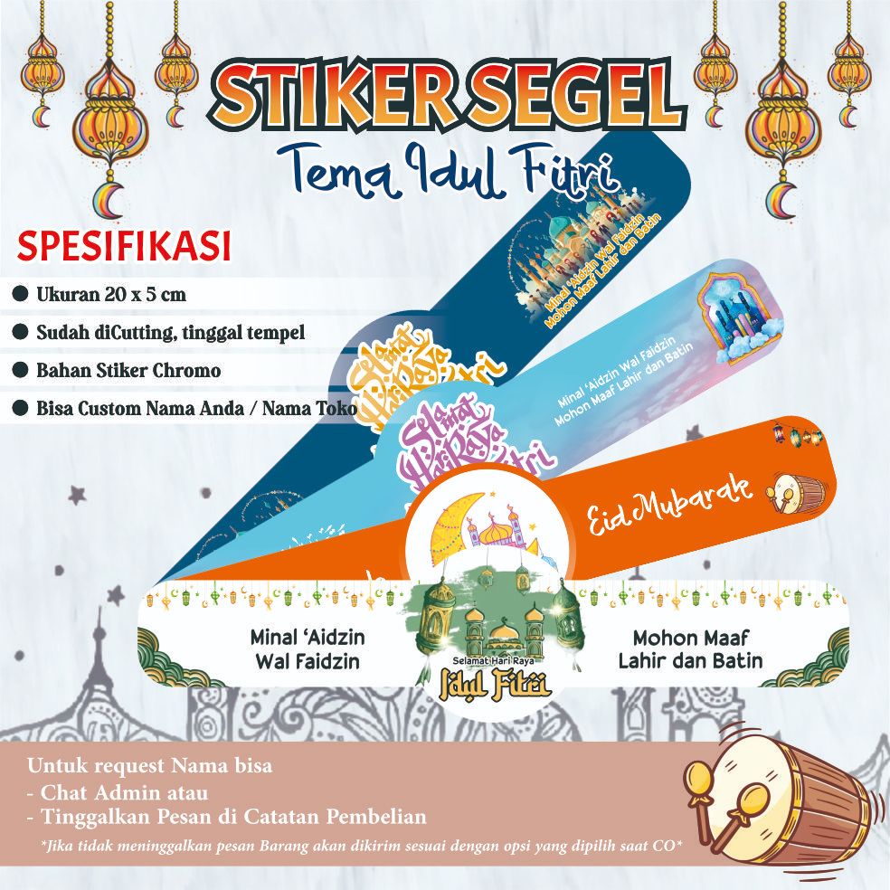 

Stiker Toples Segel / Stiker Segel Stik uk. 20x5 cm / Stiker Toples Lebaran A3+ / Stiker Lebaran Cutting / Stiker A3+ Bisa Jadi Banyak Tergantung Ukurannya