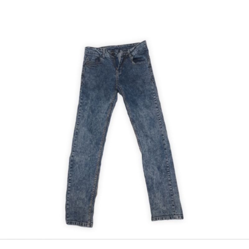 Celana BVB Jeans Denim Slim Fit 28 Second