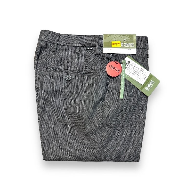 Celana Bahan Pria Formal Slim Fit Cardinal