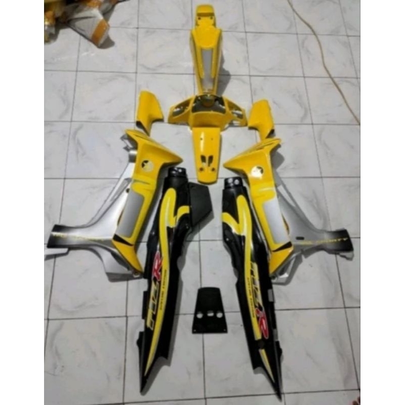 Cover Body Fullset Yamaha FizR F1zR Fizr Caltex Kuning Cover Body Halus Set FizR F1zR Fizr Caltex Ku