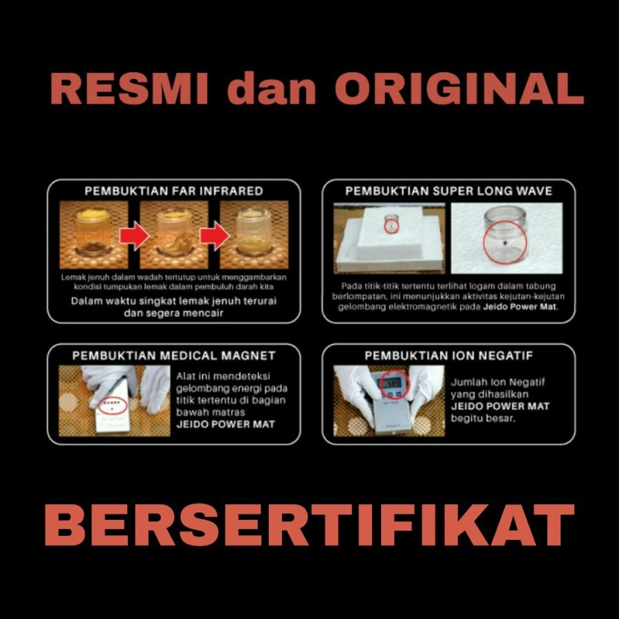 Matras Kesehatan Sakit Otot Kolesterol JEIDO POWER MAT Batu Giok Korea Asli Bonus Kalung Gelang-6