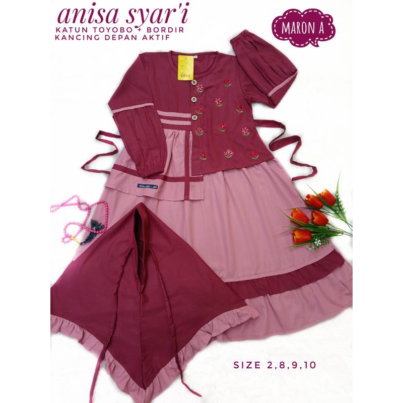 gamis anisa citra kids
