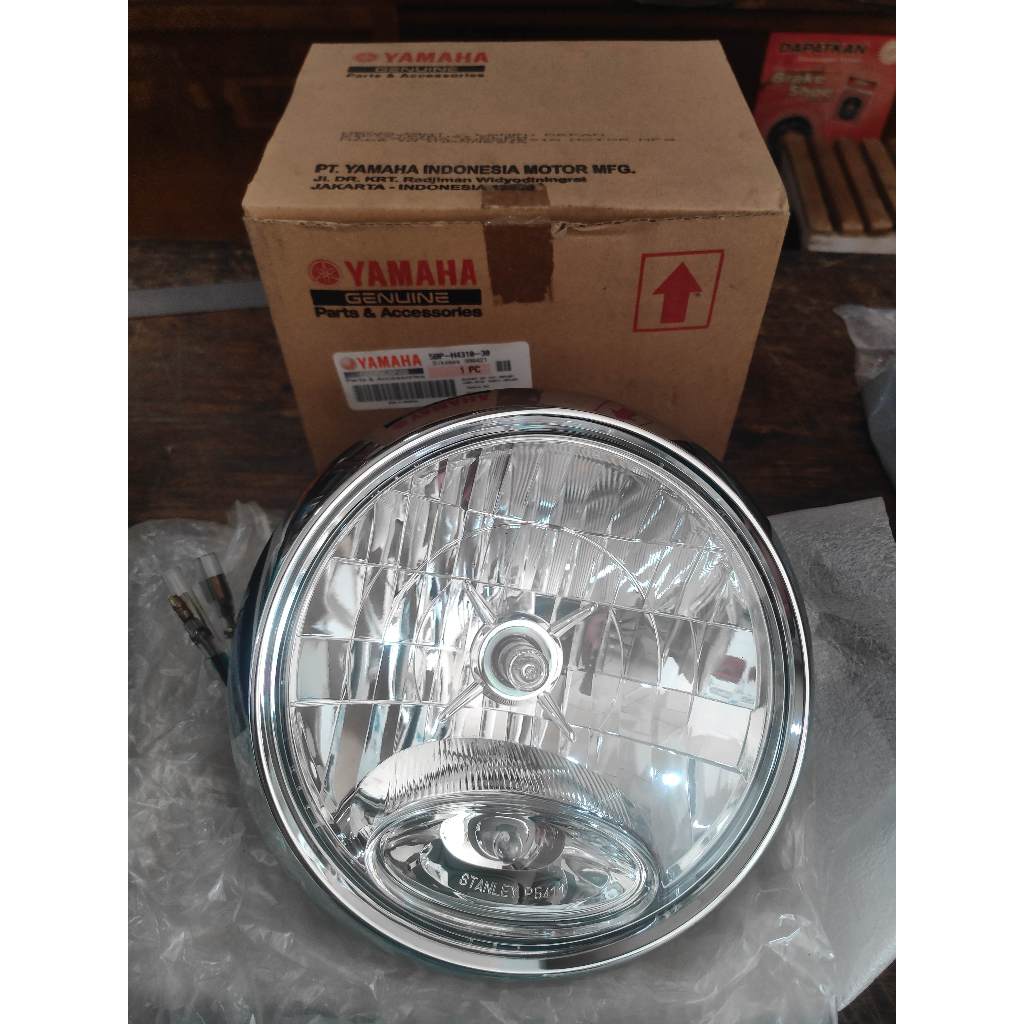 lampu depan scorpio rx king bulat ori