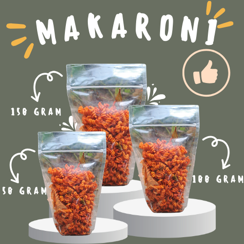 

[KEMASAN POUCH] Makaroni Spiral Pedas Daun Jeruk 150 gram Termurah Terenak