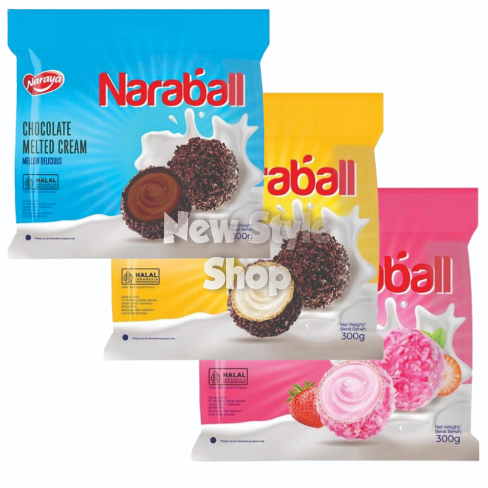 

[ HALAL ] Naraya Naraball 300g Biscuit Ball Melted Cream