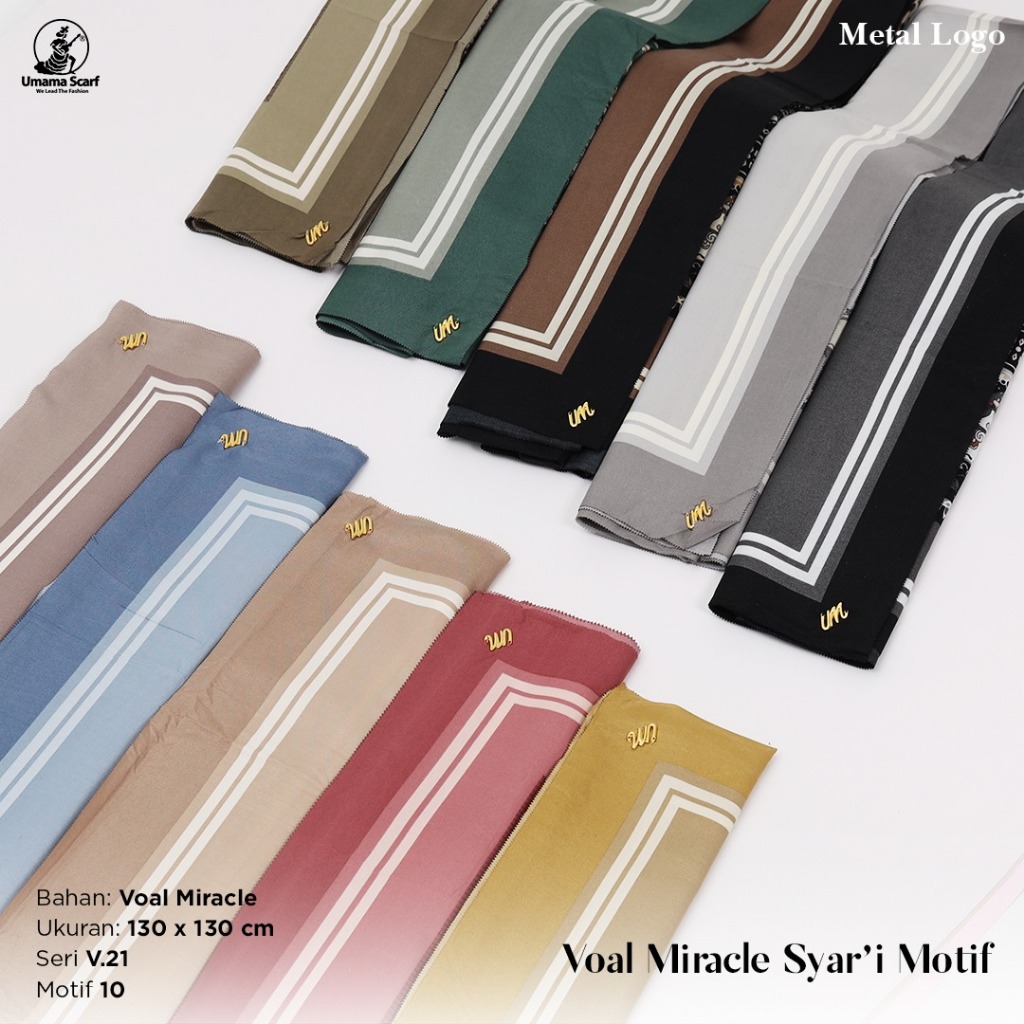 segi empat syari umama motif lc / jilbab jumbo / kerudung muslimah motif