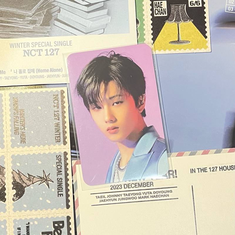 official photocard jisung ar scrapbook resonance