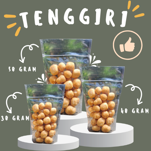 

[KEMASAN POUCH] Kerupuk Tenggiri Original 50 gram Termurah Terenak