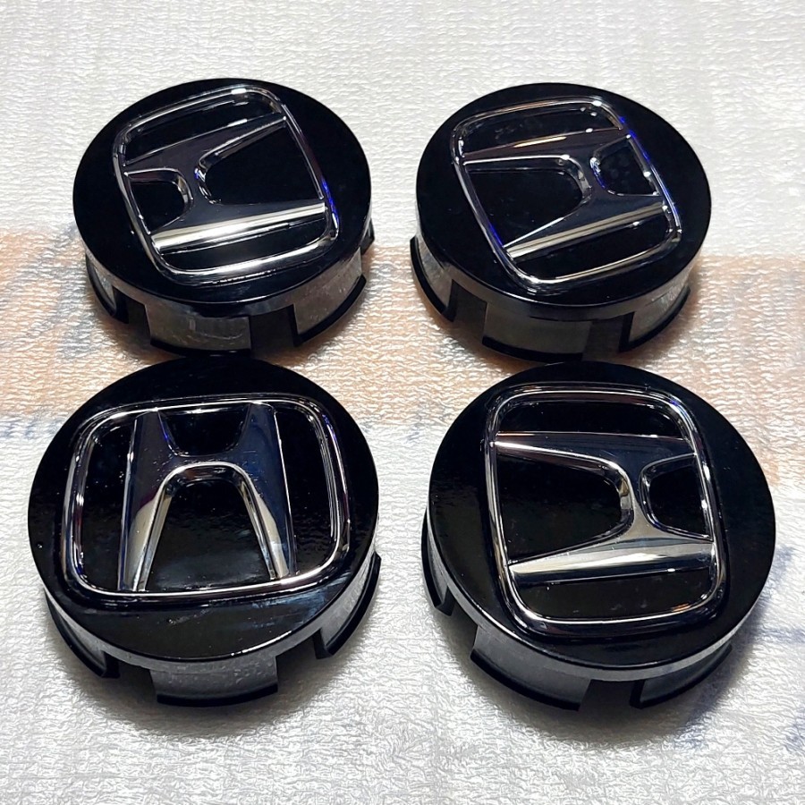 TUTUP DOP VELG HONDA ORIGINAL DIAMETER 5.6 CM - HITAM CROOM