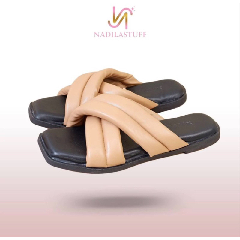 NADILASTUFF [ASLI] PILLOW SANDAL 'BISA COD' Sendal  Wanita