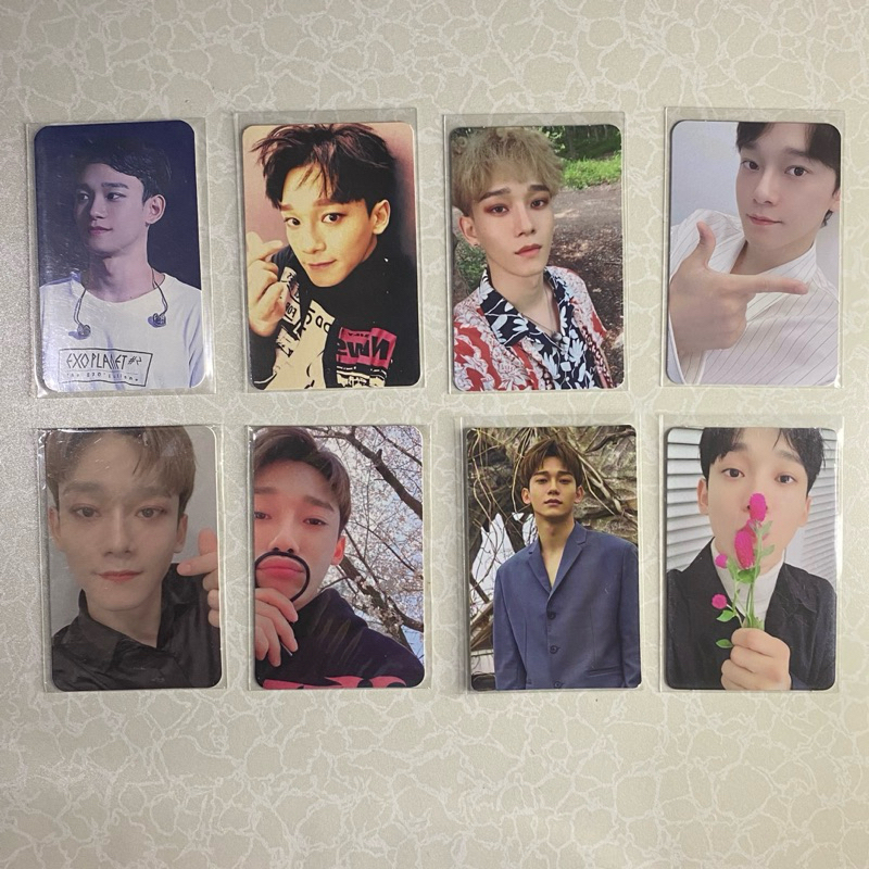 Photocard Chen Exo Sing For You Kokobob Dear My Dear April and a flower Welkit