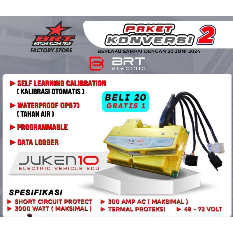 controller ECU juken 10 motor listrik BRT | BRT electric