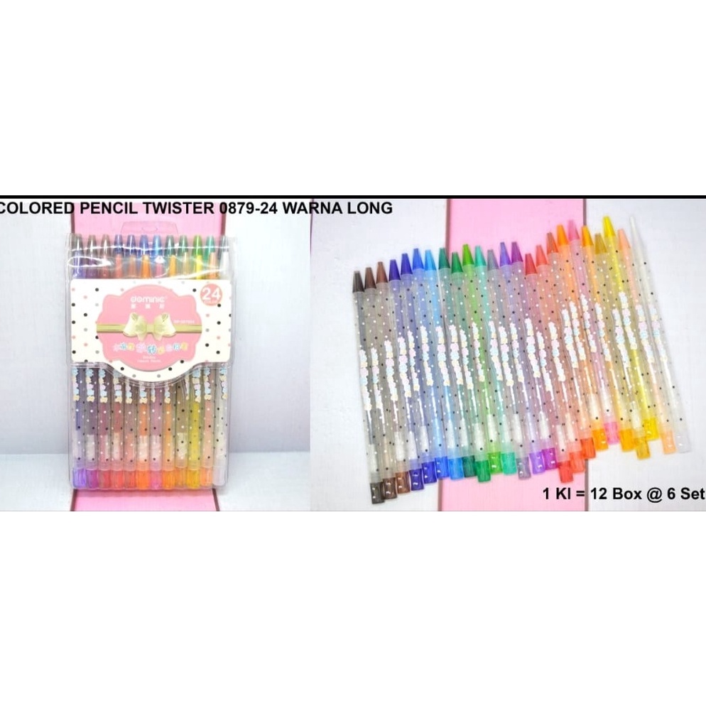 

Murah banget pensil warna dominic 24 warna putar YTP