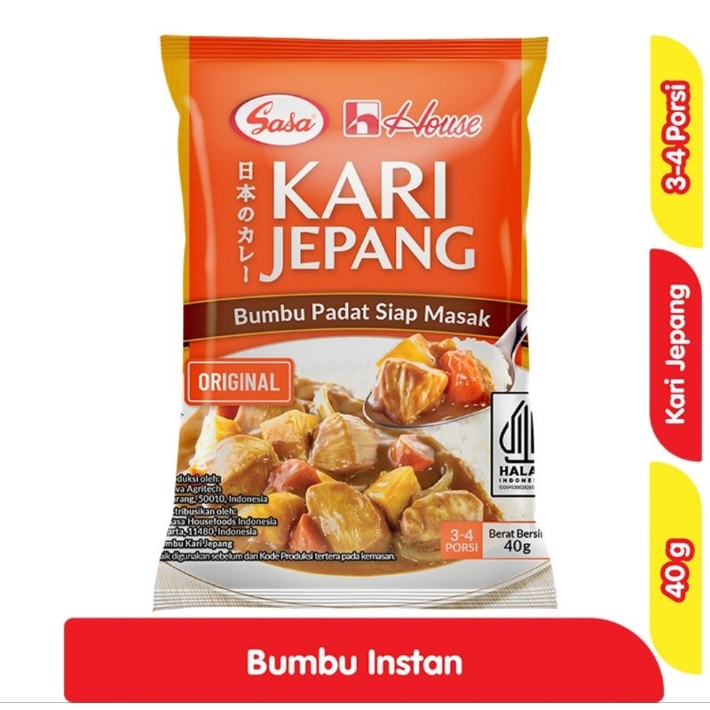 

Sasa Bumbu Kari Jepang Rasa Original Kemasan isi 40 gram
