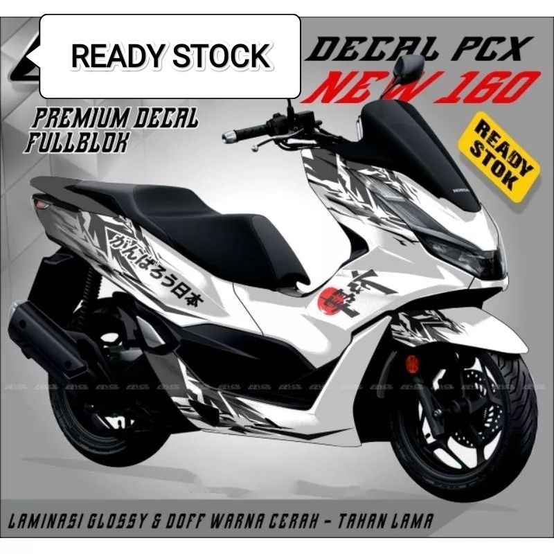 decal sticker full body untuk motor pcx 160 new striping pcx 160 / 150 sticker pcx