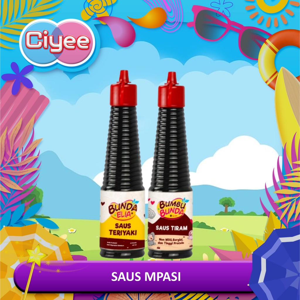 

Bumbu Bunda Elia Saus Teriyaki / Saus Tiram / Non Msg / Non Pengawet / Bumbu Mpasi / Ciyee