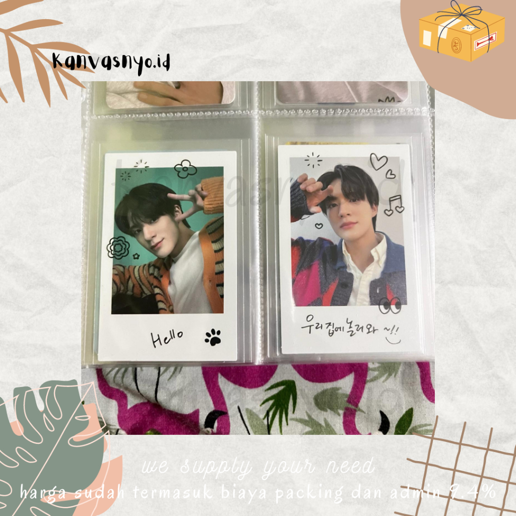 Photocard Jeno Polaroid NCT Home NCT Dream Official PC