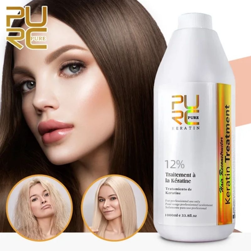 PURC Keratin 1000 ml keratin Brazilian Smoothing Treatment pure ORIGINAL